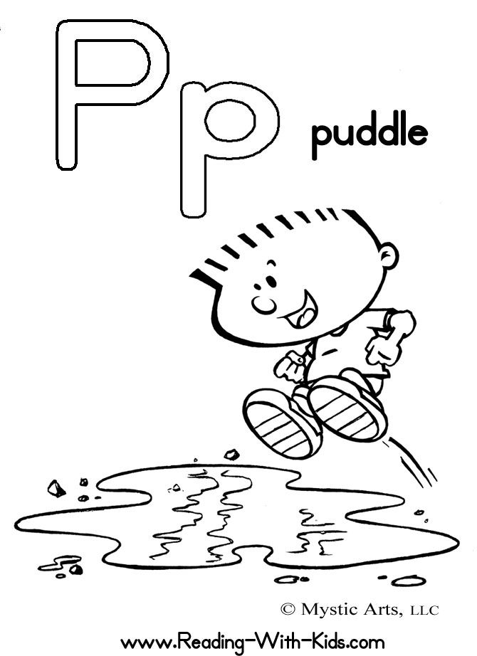 Children Coloring Pages: Alphabet Coloring Pages with Reference Pictures